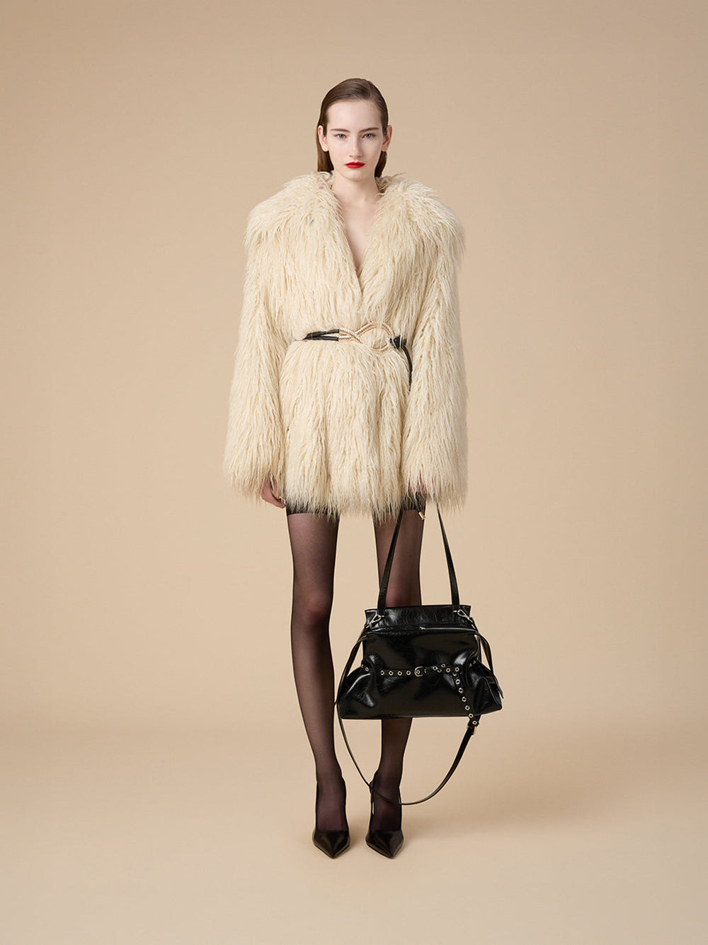 ストリングバッグ ミディアム ブラック